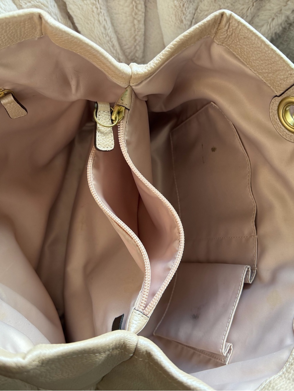 COACH PENELOPE Champagne leather Buckle tote Shoulder Bag F-18890 - Picture 12 of 16